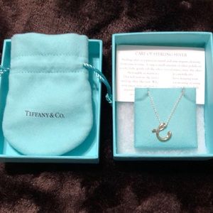 Tiffany & Co. initial “C” necklace